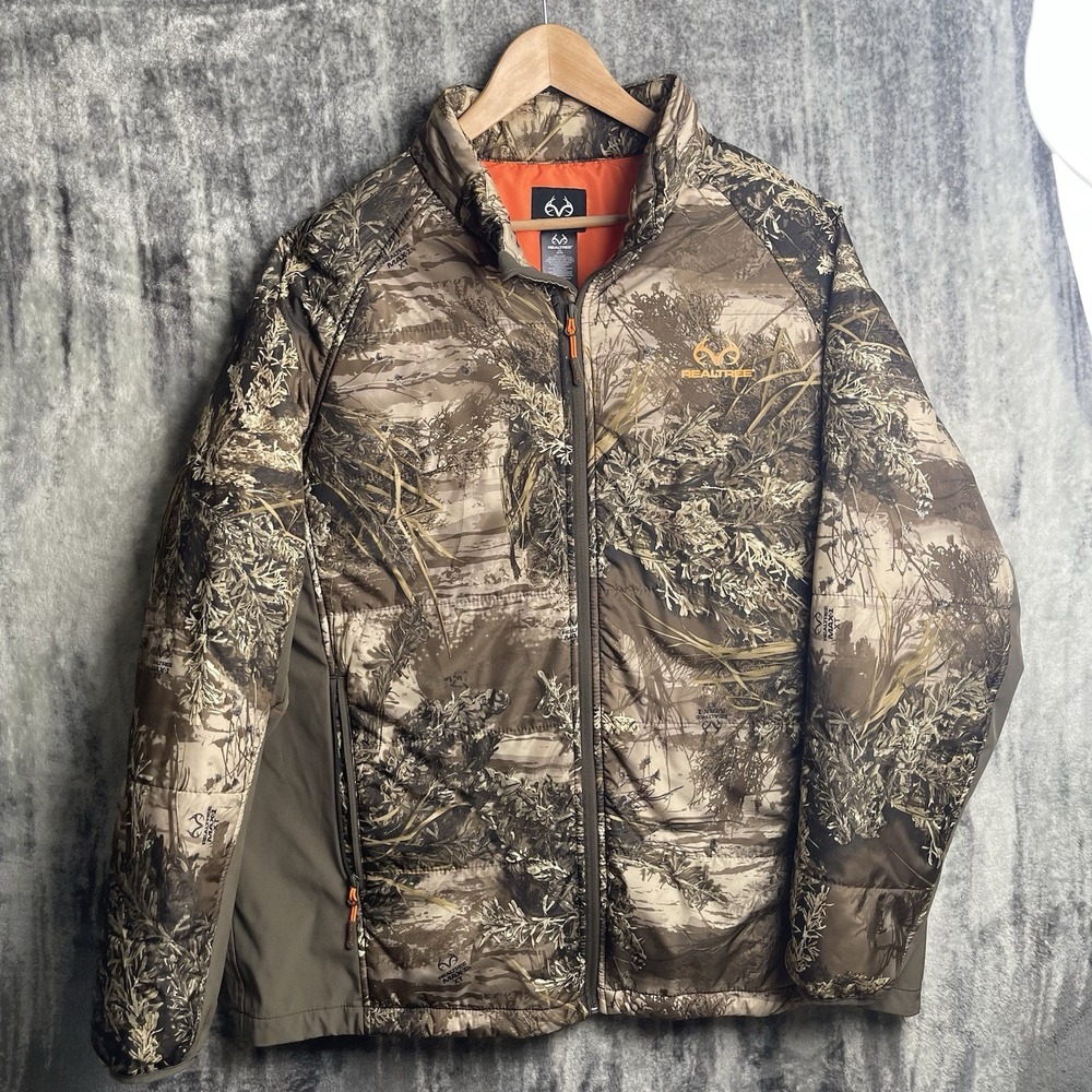 Realtree Max-1 XT Camo Jacket Mens 2XL 3M Thinsulate Insulated Full Zip Hunting - Picture 2 of 9